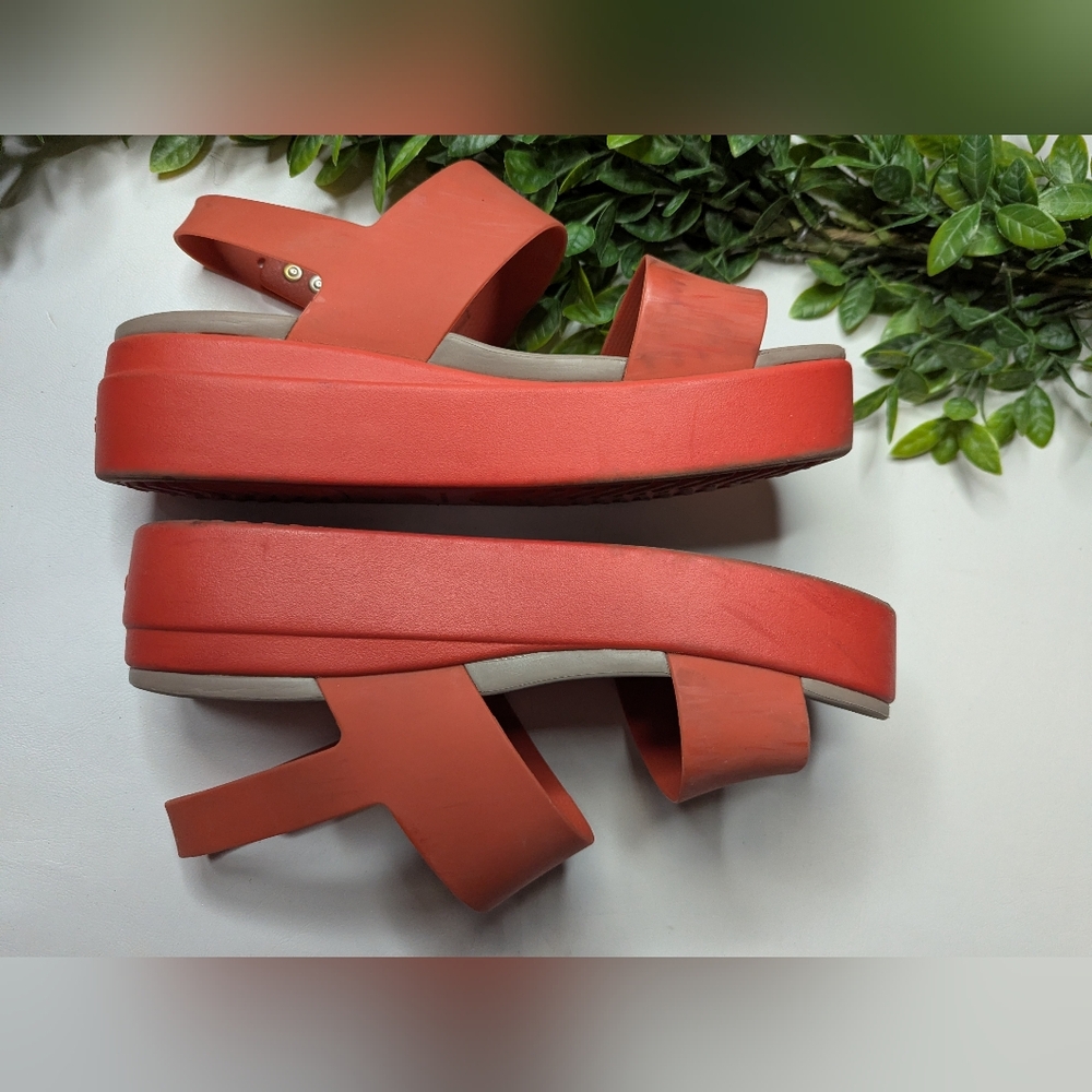 Croc Brooklyn Platform Sandal Size 9 - Picture 7 of 10